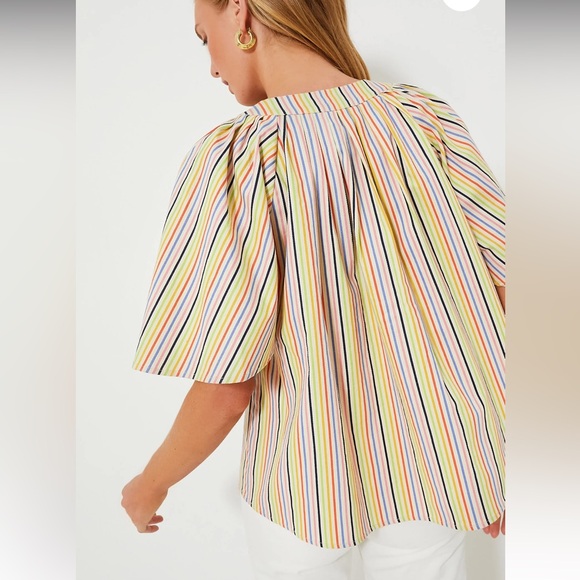 POMANDER PLACE

Rainbow Stripe Finley Flutter Sleeve Top - Picture 4 of 11